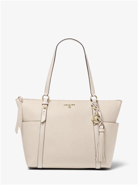 michael kors large saffiano leather tote|sullivan large multifunction leather tote.